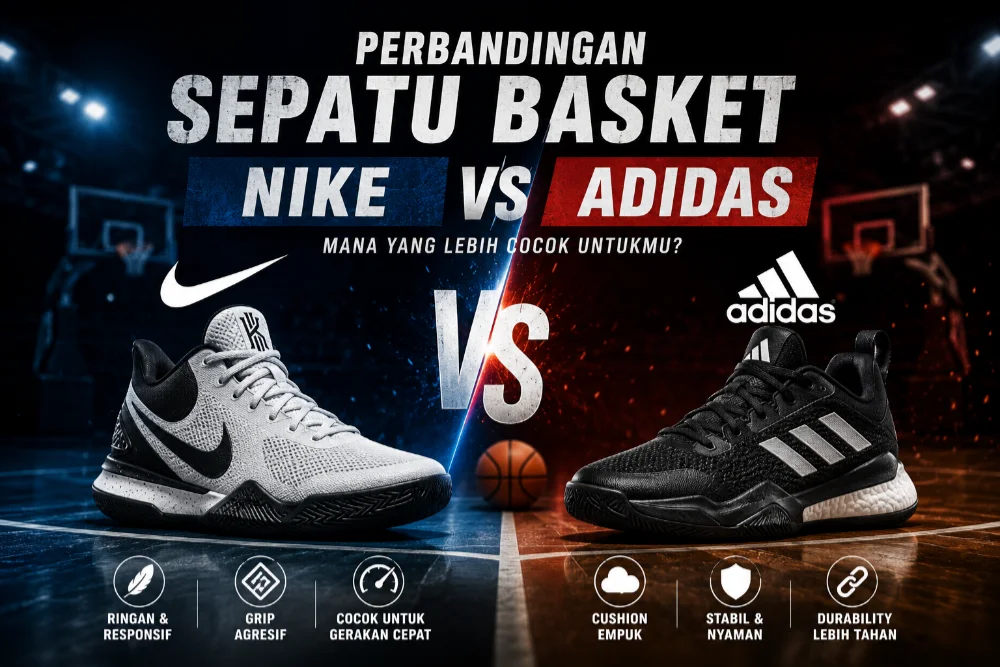 Nike atau Adidas Mana Sepatu Basket yang Lebih Worth It