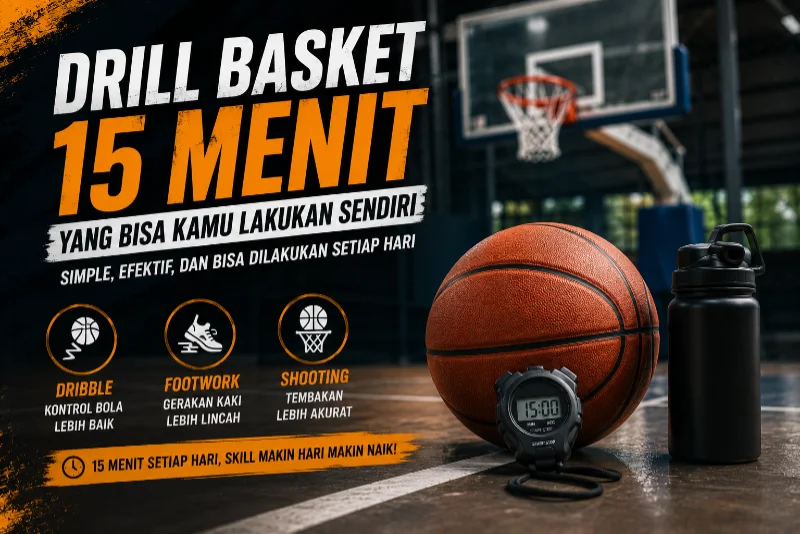 Drill Basket 15 Menit untuk Tingkatkan Skill Setiap Hari